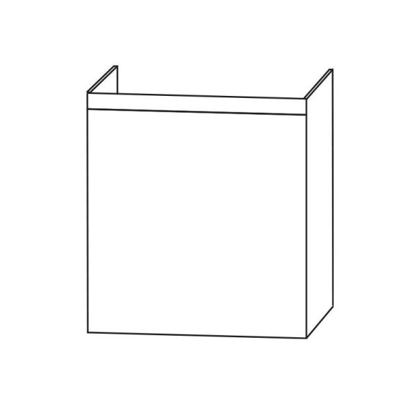 Laguna Waschtischunterschrank 33,5 cm Skizze