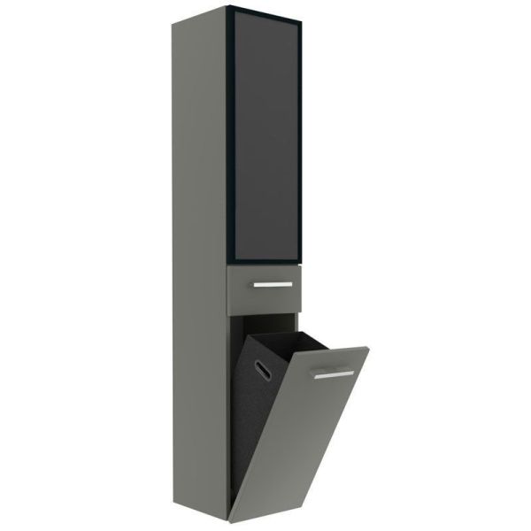 Laguna Ergänzungsschrank Hochschrank - 30 cm geöffnet