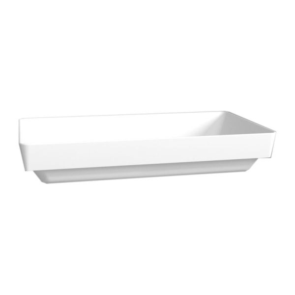 Laguna Platino 2.0 Aufsatz-Waschtisch - 60 cm, Mineralguss weiß
