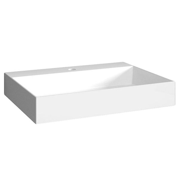 Laguna Platino 2.0 Aufsatzwaschtisch / Keramik Squared - 122 cm