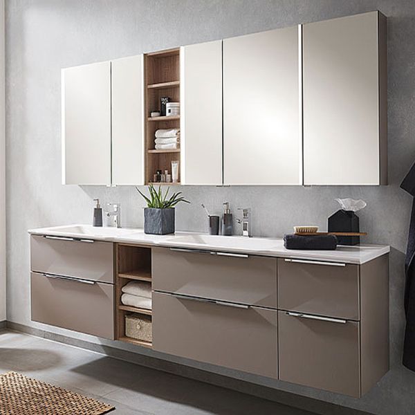Laguna Reflex Badmöbel Set - 211 cm Ambiente