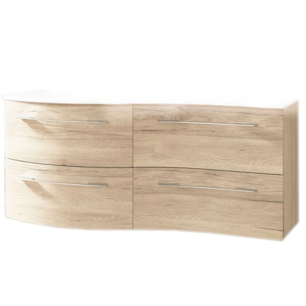 Marlin Bad 3280 Waschtischunterschrank - 120 cm, 4 Auszüge