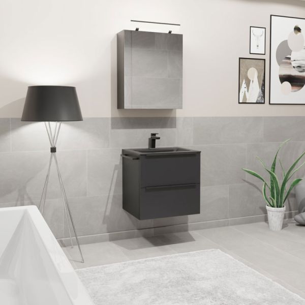 Nobilia Valea Badmöbel Set 5 - 60 cm Ambientebild