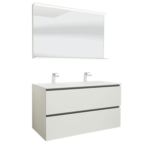 Nobilia Valea Line N Badmöbel Set 20 - 121 cm