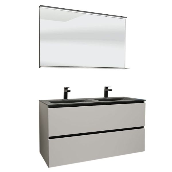 Nobilia Valea Line N Badmöbel Set 22 - 121 cm