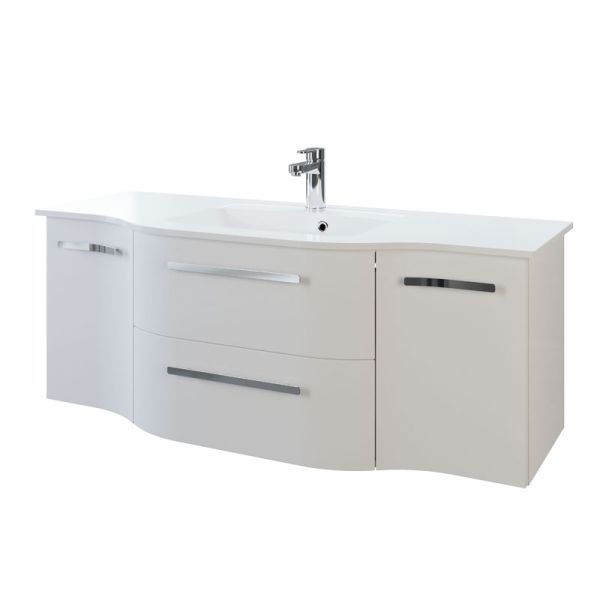 Pelipal Contea Waschtisch mit Unterschrank Set 130 cm