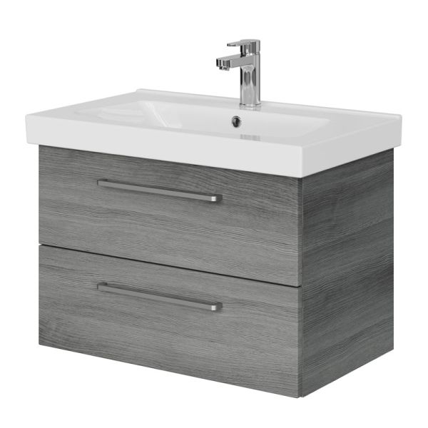 Pelipal Pineo Waschtisch mit Unterschrank 81 cm