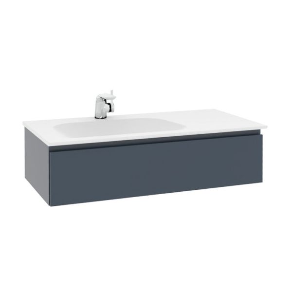 Pelipal PCON Mineralmarmor-Waschtisch mit Unterschrank 107 cm
