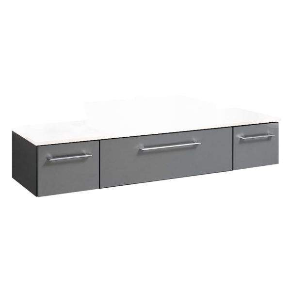 Pelipal PCON Waschtischunterschrank 135 cm Skizze