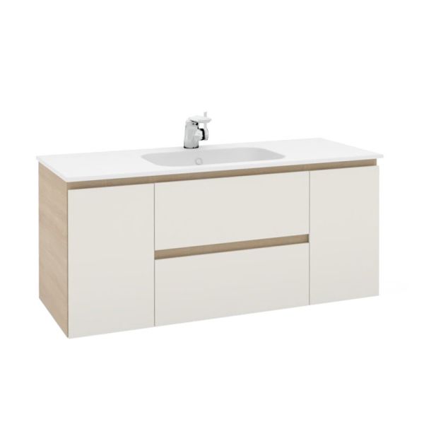 Pelipal PCON Waschtisch mit Unterschrank 122 cm