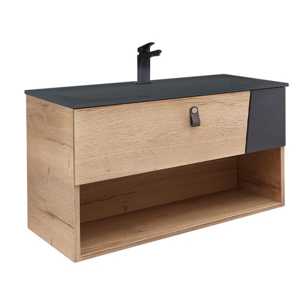 Pelipal Serie 7040 Glaswaschtisch mit Unterschrank - 92 cm
