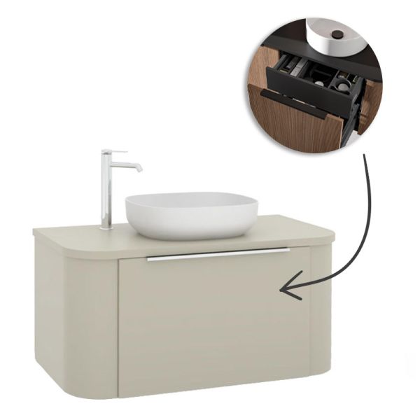 Pelipal Serie 7200 Waschtisch mit Unterschrank Set 107 cm