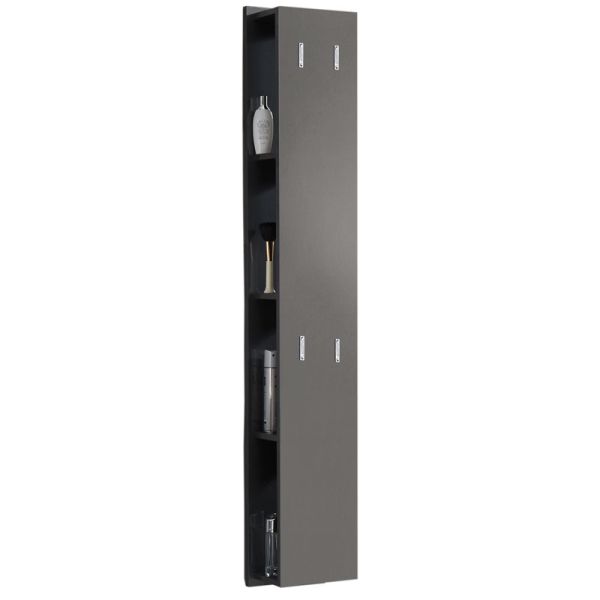 Puris Linea Hochschrank - 30 cm, mit 4 Funktionshaken