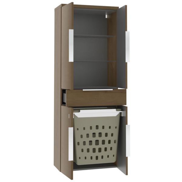 Puris Rounds Hochschrank - 60 cm geöffnet