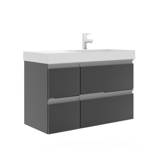 Puris Cpuro Waschtisch mit Unterschrank - 92 cm