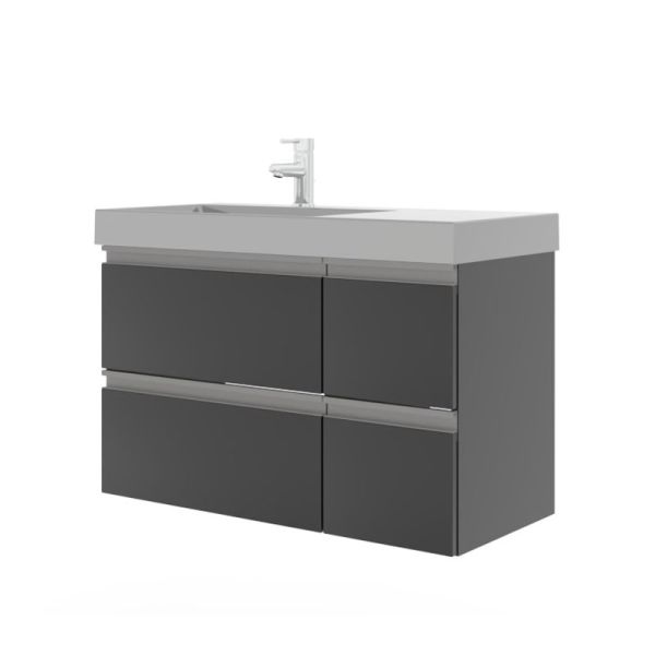 Puris Cpuro Waschtisch mit Unterschrank - 92 cm