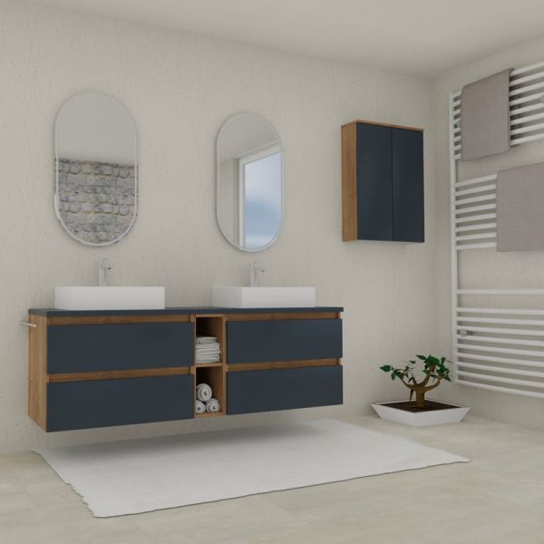 Puris Vialli Badmöbel Set 50 - 180,8 cm Ambiente
