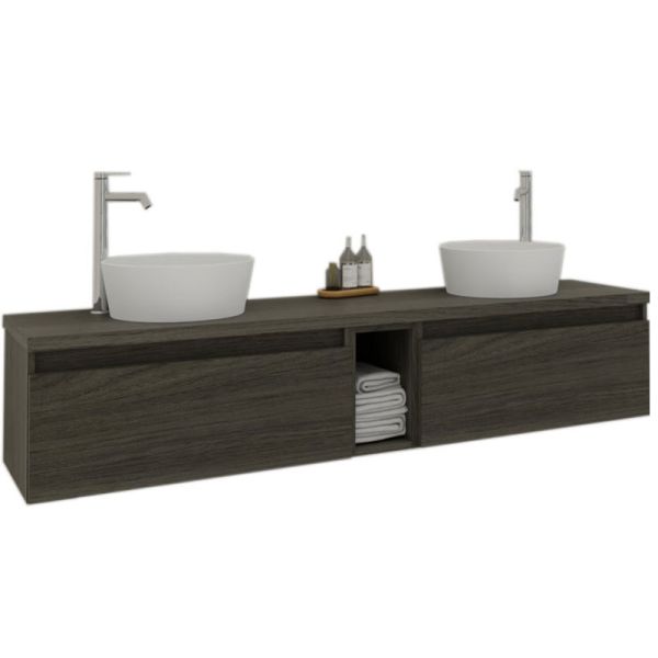 Puris Vialli Waschtisch mit Unterschrank Set 5-1 - 180,8 cm