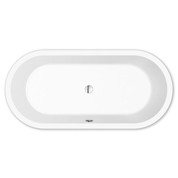 Repabad Livorno Oval-Badewanne - 155 oval F - freistehend, Acryl