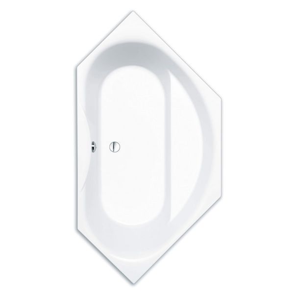 Repabad Tika Eck-Badewanne 145 OE - Acryl, in Weiß