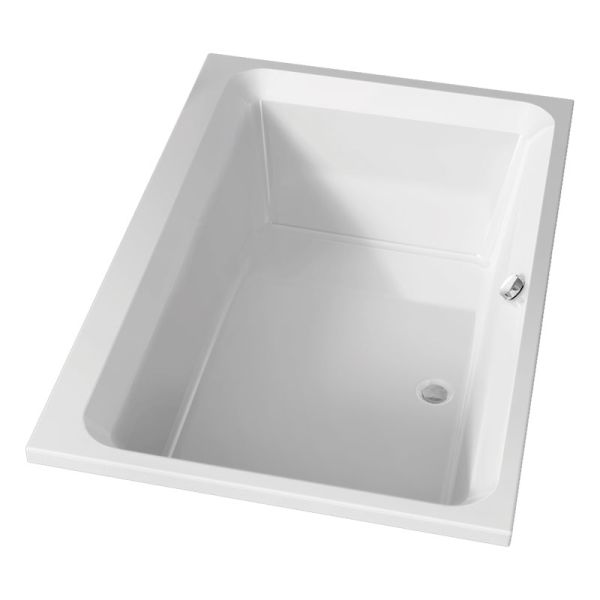 Riho Rechteck-Badewanne Castello - Acryl - 180 x 120 cm, Farbe Weiß