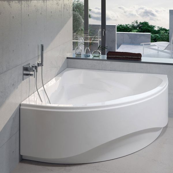 Riho Eck-Badewanne Neo - Acryl - 140 x 140 cm, 235 Liter, Ambiente