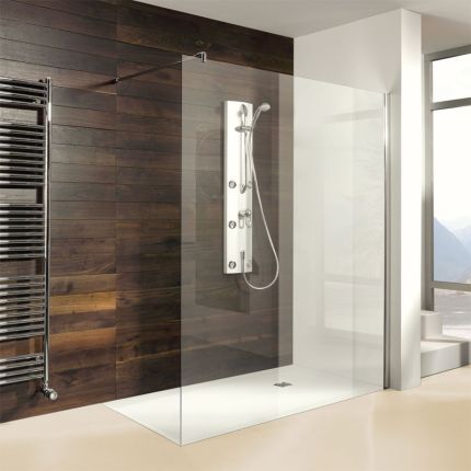 Breuer Entra Walk In Dusche - Duschwand alleinstehend 100 cm Ambiente 2