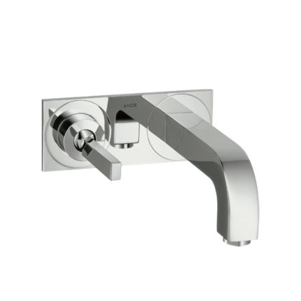 Axor Citterio Waschtischarmatur Unterputz mit Pingriff, Auslauf 220 mm