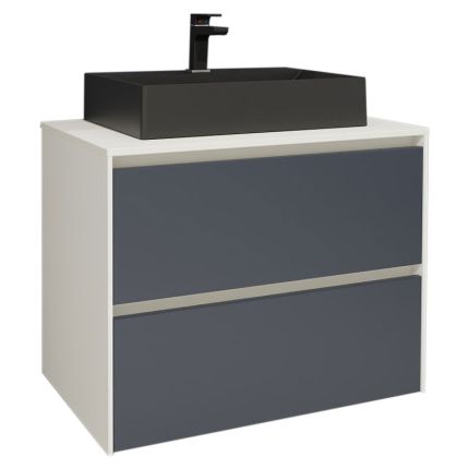 Nobilia Malu Line N Waschtisch mit Unterschrank Set 3 - 82 cm