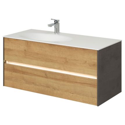 Pelipal Serie 6010 Waschtisch mit Unterschrank Set 113 cm