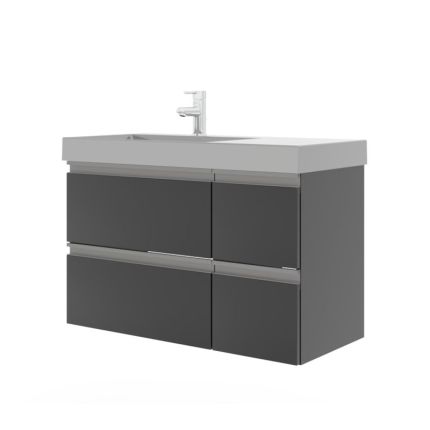 Puris Cpuro Waschtisch mit Unterschrank - 92 cm