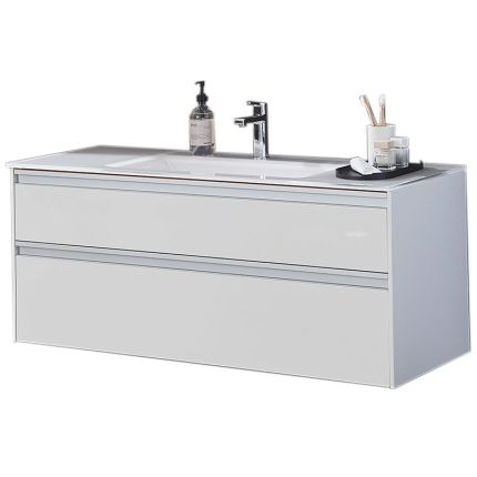 Schöner Wohnen Stockholm Waschtisch mit Unterschrank Set 3 - 122 cm