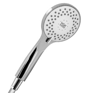 Handbrause: Rund, 3 Strahlarten