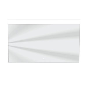 Ausführung Flächenspiegel: 120 cm - LED-Beleuchtung inkl. Touchsensor, 16 Watt, 5700 K