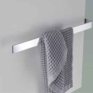 Handtuchhalter: mit Handtuchhalter, einseitig offen, 430 mm in chrom