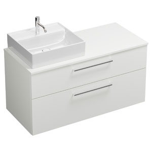 Aufsatz-Waschtisch: Position links