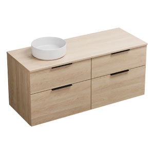 Aufsatz-Waschtisch: Position links