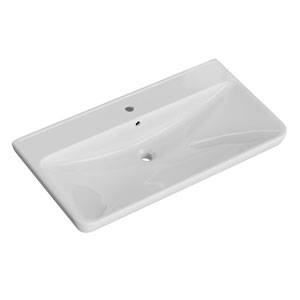 Waschtisch-Typ / -Farbe: Keramik Belo - 96  cm