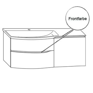 Griffvariante: Griffmulde in Frontfarbe
