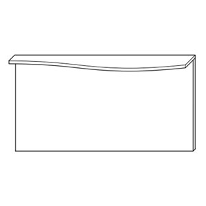 Ausführung Flächenspiegel: LED-Beleuchtung rechts