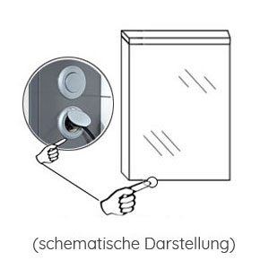 Position Schalter-Steckdosen-Element: Unten