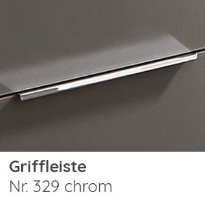 Griffvariante: Griffleiste chrom