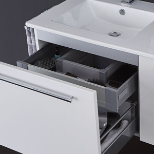 Ausführung Waschtischunterschrank: 2 Innenschubkästen
