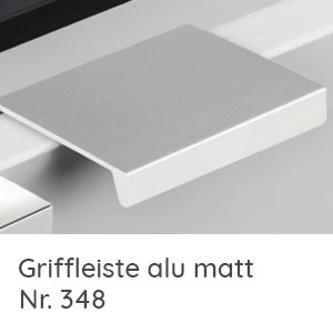 Griffvariante: Griffleiste alu matt