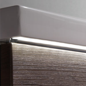 LED Beleuchtungsprofil: LED-Beleuchtungsprofil 119 cm Breite - 9,6 Watt