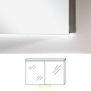 Indirekte Beleuchtung: Ambiente LED Beleuchtung, Breite 1200 mm