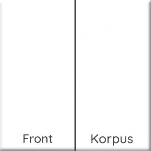 Front- und Korpusfarbe: Weiß