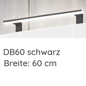 Aufsatzleuchte: LED-Aufsatzleuchte schwarz