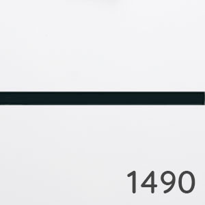 Frontfarbe: Weiß Hochglanz - schwarze Einlage