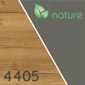 Frontfarbe: Halifax Eiche quer Nachbildung / Quarzgrau Hochglanz Select